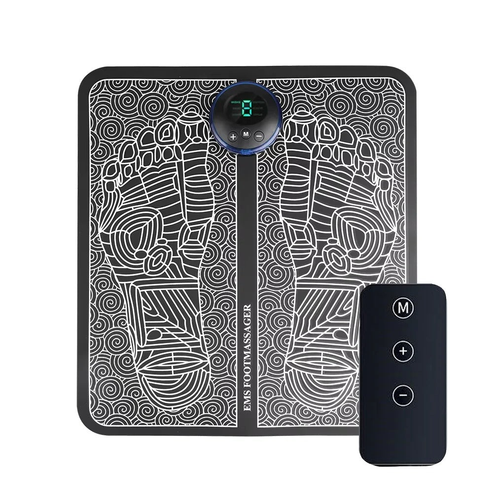 Electric foot massager pad, muscle massage relaxation trainer for massage, Fitness, outdoor sports, home family relaxation